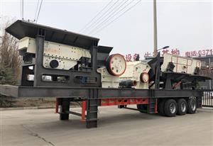 移動顎式粗碎細(xì)碎篩分一體式破碎站