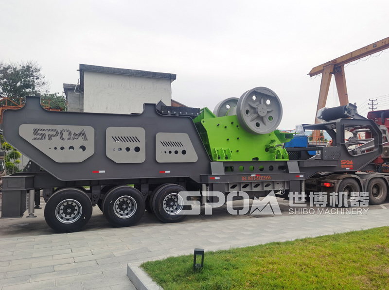 輪胎式顎式破碎機