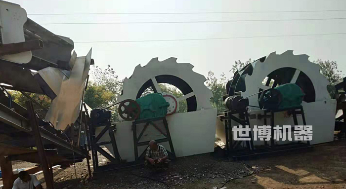 兩臺洗砂機串聯(lián)使用