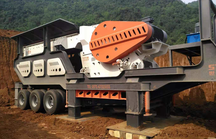 輪胎式顎式破碎機